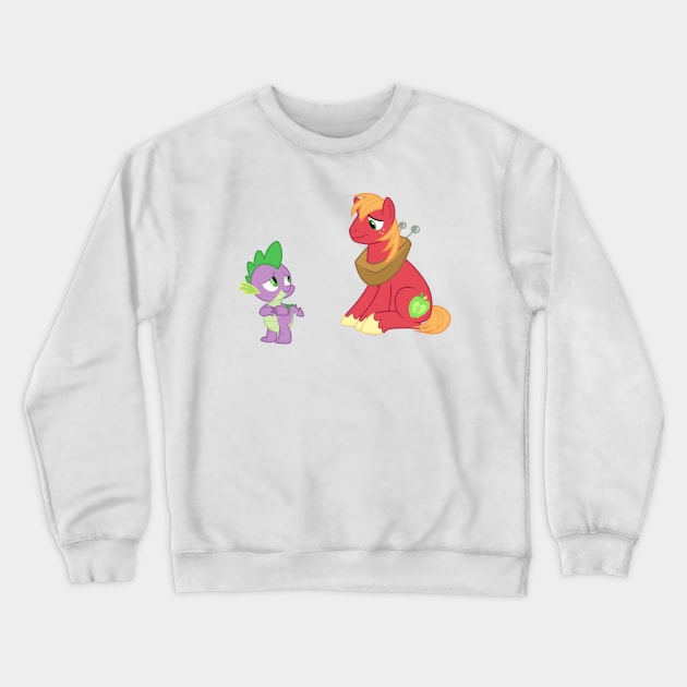 Big Mac and Spike 1 Crewneck Sweatshirt by CloudyGlow